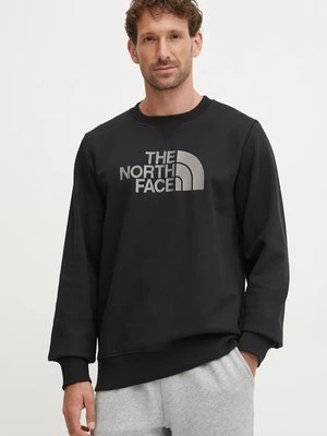 The North Face bluza Drew Peak męska kolor czarny z aplikacją NF0A89EKJK31