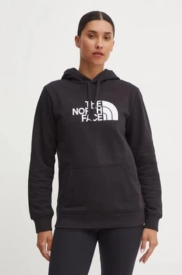 The North Face bluza Drew Peak Pullover Hoodie damska kolor czarny z kapturem z aplikacją NF0A89EHJK31