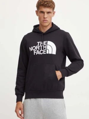 The North Face bluza Easy Hoodie męska kolor czarny z kapturem z nadrukiem NF0A89FFJK31