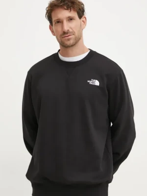 The North Face bluza Essential Crew męska kolor czarny gładka NF0A89ETJK31