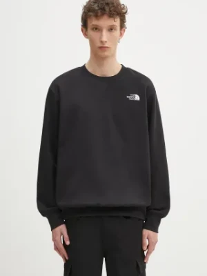 The North Face bluza Essential Crew męska kolor czarny gładka NF0A89ETJK31