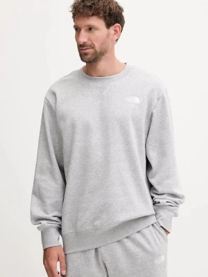 The North Face bluza Essential męska kolor szary melanżowa NF0A89ETDYX1