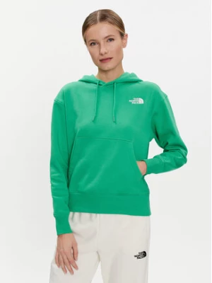 The North Face Bluza Essential NF0A7ZJD Zielony Relaxed Fit