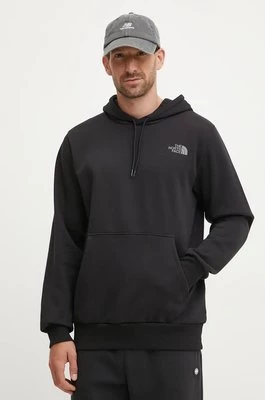 The North Face bluza Hood Logo męska kolor czarny z kapturem gładka NF0A89EJJK31