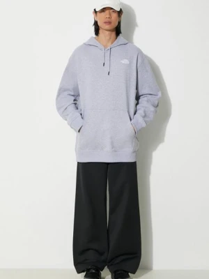 The North Face bluza M Essential Hoodie męska kolor szary z kapturem melanżowa NF0A7ZJ9DYX1