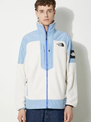 The North Face bluza męska kolor niebieski wzorzysta NF0A87AWVID1