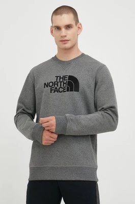 The North Face bluza męska kolor szary z aplikacją NF0A4SVRGVD1-GVD1