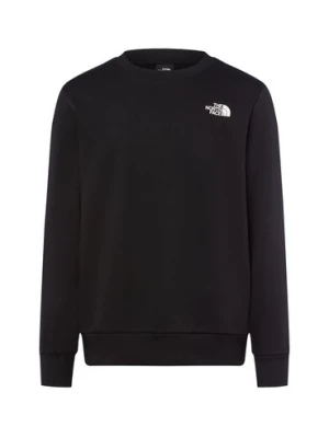 The North Face Bluza męska Mężczyźni Bawełna czarny jednolity,