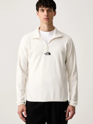 The North Face bluza męska polarowa EMBROIDERED LOGO beżowy