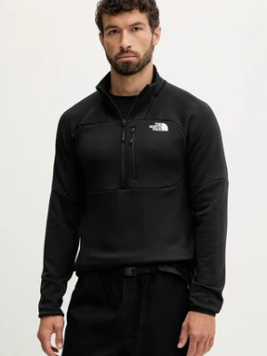 The North Face bluza Meteora męska kolor czarny gładka NF0A8E1MJK31