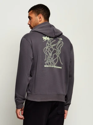 The North Face Bluza NSE Slopes | Relaxed fit grafitowy