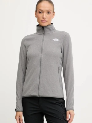 The North Face bluza outdoorowa damska kolor szary gładka NF0A8D2FCQI1