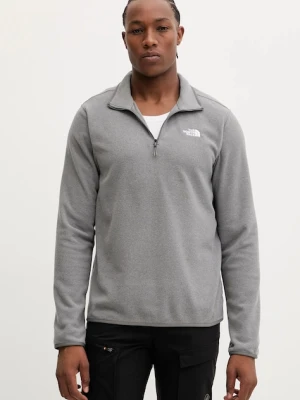 The North Face bluza outdoorowa męska kolor szary gładka NF0A8D0QCQI1