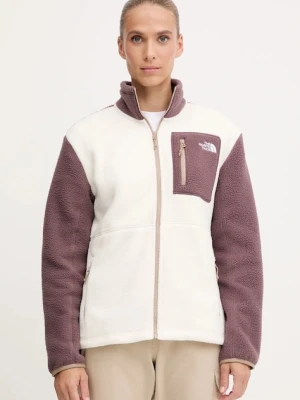 The North Face bluza outdoorowa Yumiori damska kolor biały wzorzysta NF0A8E88EWO1