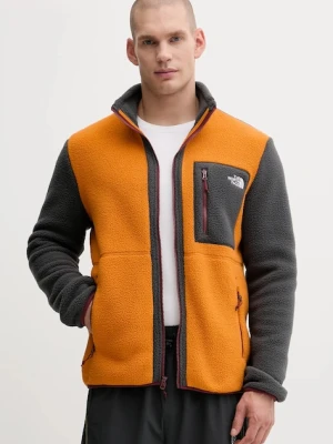 The North Face bluza outdoorowa Yumiori męska kolor pomarańczowy wzorzysta NF0A883REOD1