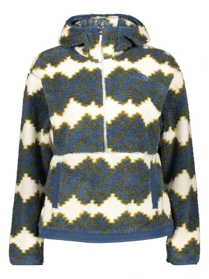 The North Face Bluza polarowa "Campshire" w kolorze niebiesko-kremowym rozmiar: S