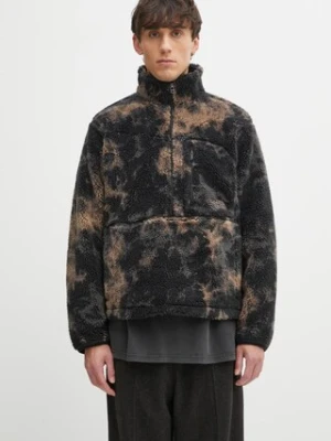 The North Face bluza polarowa Extreme Pile 2 męska kolor czarny wzorzysta NF0A8EEPD7O1