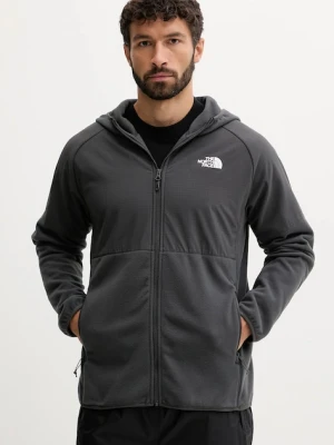 The North Face bluza polarowa Glacier Heavyweight kolor czarny z nadrukiem NF0A89JJU8M1