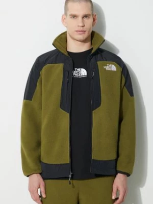 The North Face bluza polarowa M Fleeski Y2K Fz Jacket kolor zielony z aplikacją NF0A87AWPIB1