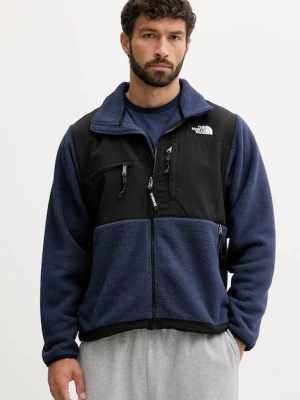 The North Face bluza polarowa Retro Denali męska kolor granatowy z aplikacją NF0A88XH92A1