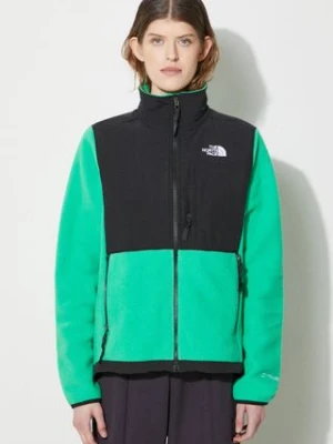 The North Face bluza polarowa W Denali Jacket kolor zielony gładka NF0A7UR6PO81