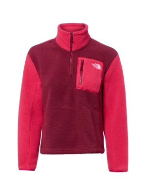 The North Face bluza polarowa z golfem Kobiety Sztuczne włókno czerwony