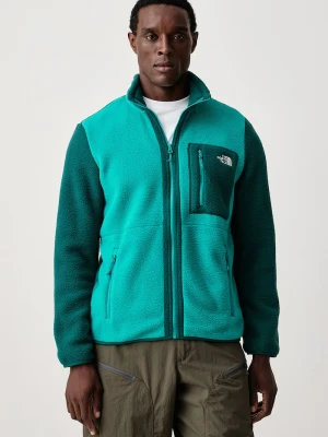 The North Face bluza rozpinana męska polarowa Yumiori turkusowy