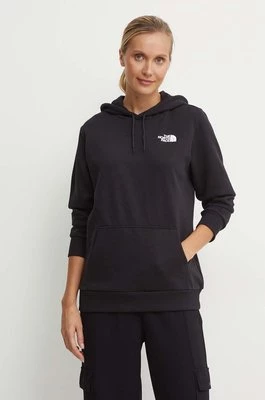 The North Face bluza Simple Dome Hoodie damska kolor czarny z kapturem z nadrukiem NF0A89EYJK31