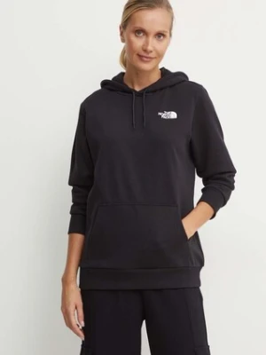 The North Face bluza Simple Dome Hoodie damska kolor czarny z kapturem z nadrukiem NF0A89EYJK31