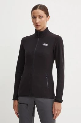 The North Face bluza sportowa 100 Glacier kolor czarny gładka NF0A855O4H01