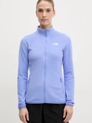 Zdjęcie produktu The North Face bluza sportowa 100 Glacier kolor niebieski gładka NF0A855O0YI1