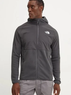 The North Face bluza sportowa Glacier Heavyweight kolor szary NF0A89JJ03B1