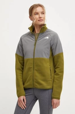 The North Face bluza sportowa Glacier Heavyweight kolor zielony wzorzysta NF0A89JA4OS1