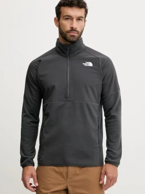 The North Face bluza sportowa Glacier Heavyweight męska kolor szary gładka NF0A89JHU8M1