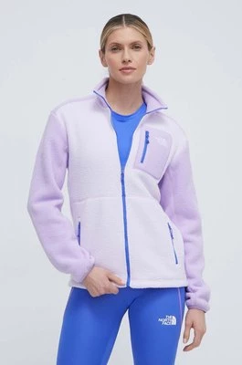 The North Face bluza sportowa Yumiori kolor fioletowy wzorzysta NF0A8842TIW1