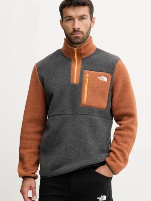 The North Face bluza sportowa Yumiori męska kolor szary wzorzysta NF0A883SEOF1