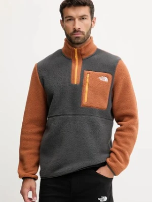 The North Face bluza sportowa Yumiori męska kolor szary wzorzysta NF0A883SEOF1