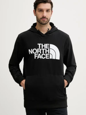 The North Face bluza Tekno męska kolor czarny z kapturem z nadrukiem NF0A82V64H01