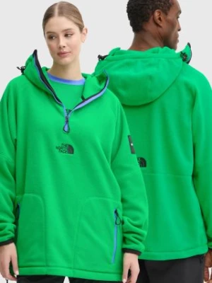The North Face bluza TNF x Yinka Ilori kolor zielony z kapturem gładka NF0A89GFPO81