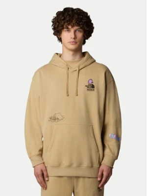 The North Face Bluza Unisex Mountain Cleanup NF0A8C2V Beżowy Oversize