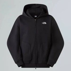 The North Face Bluza Unisex O Kroju Oversize Z Kapturem I Zamkiem Na Całej Długości Tnf Black Rozmiar XS male