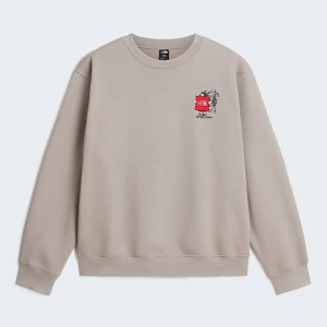 The North Face Bluza Unisex Z Grafiką Gear Up Get Out Stone Slab Rozmiar XXS male