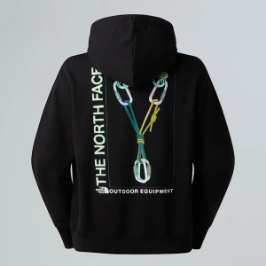 The North Face Bluza Unisex Z Kapturem O Luźnym Kroju Explore Gear Tnf Black Rozmiar XS male