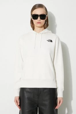 The North Face bluza W Essential Hoodie damska kolor beżowy z kapturem gładka NF0A7ZJDQLI1