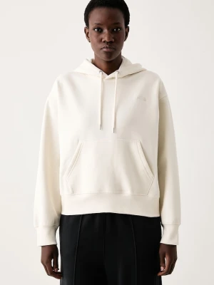 The North Face bluza z kapturem damska z bawełną Essential beżowy