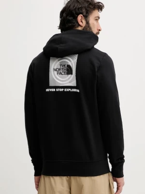 The North Face bluza z kapturem męska bawełniana Energy czarny