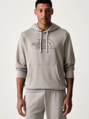The North Face bluza z kapturem męska z bawełną Drew Peak Light szary