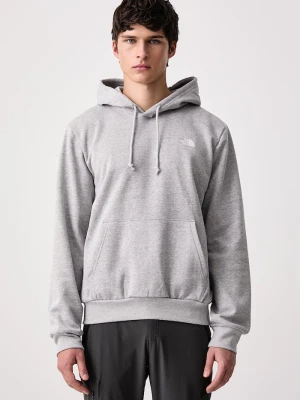 The North Face bluza z kapturem męska z bawełną Evolution szary