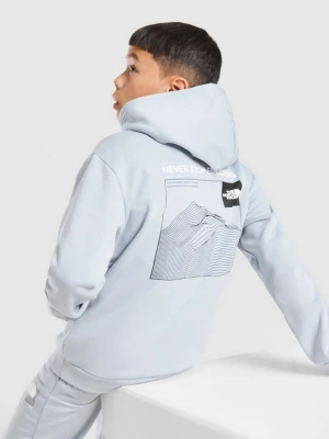 The North Face Bluza Z Kapturem Mountains niebieski