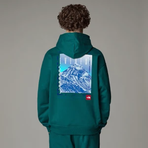 The North Face Bluza Z Kapturem O Kroju Oversize Axys Deep Nori Rozmiar L male